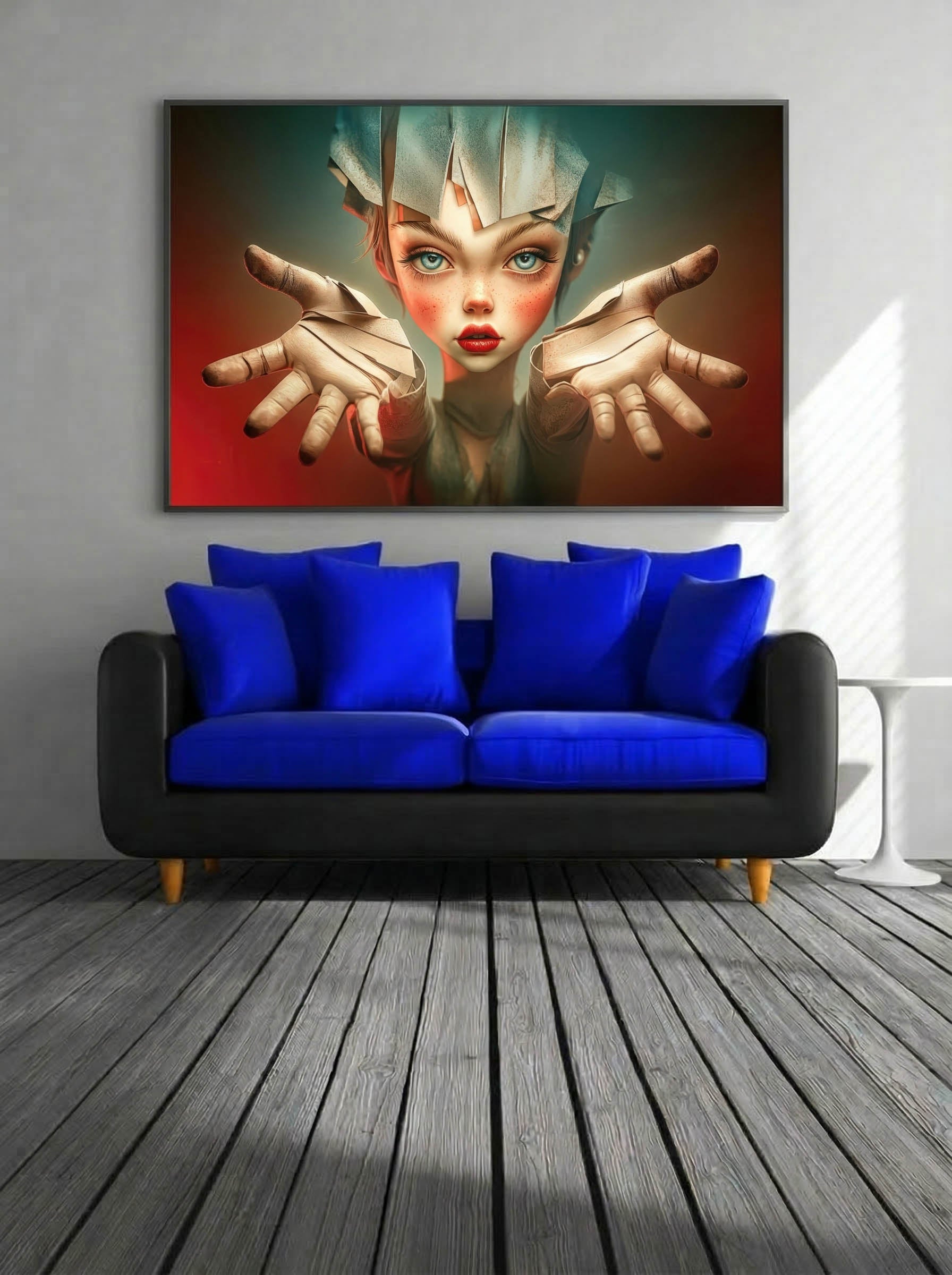 Surreal Portrait – Surreal Dreamlike Figure Wall Art 036