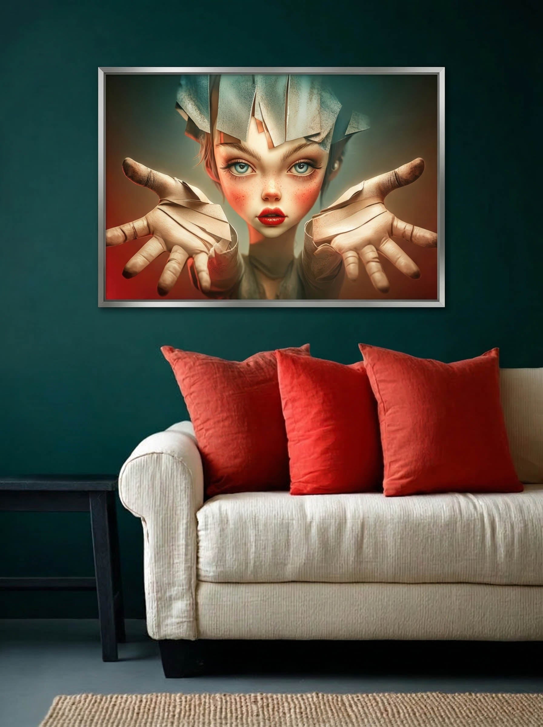 Surreal Portrait – Surreal Dreamlike Figure Wall Art 036