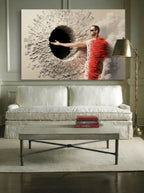 Conceptual Graphic Piece – Surreal Graphic Vision Wall Art 038