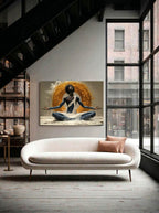 Stylized Meditative Art – Surreal Calm Abstract Wall Art 043
