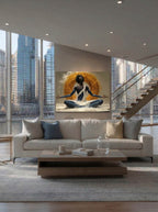 Stylized Meditative Art – Surreal Calm Abstract Wall Art 043