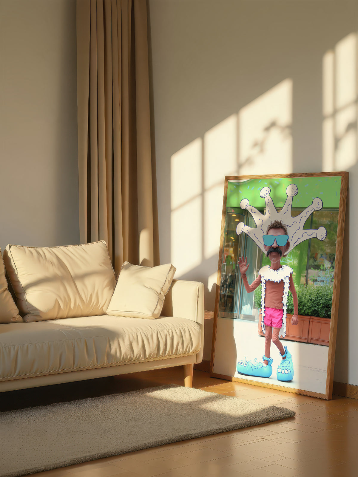 Cartoon Collage Jester 049