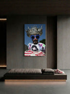 Avant-Garde Chrome Art – Surreal Metallic Wall Art 051