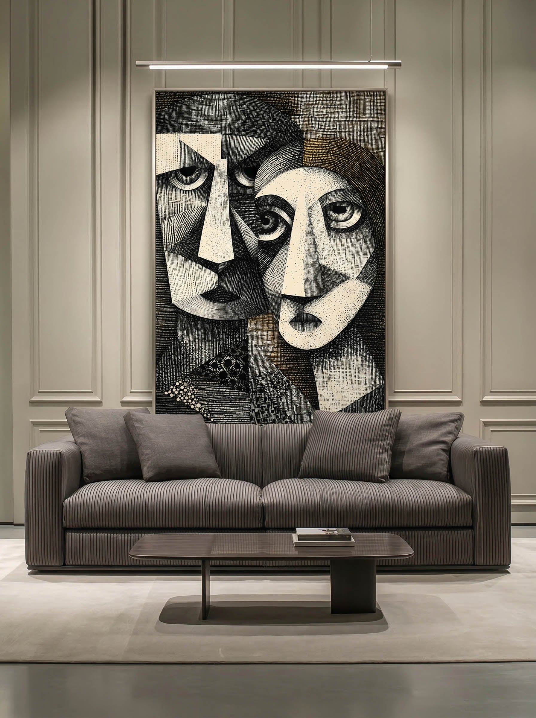 Linework Illustration – Surreal Minimalist Wall Art 054 Secondary image