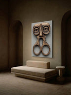 Scissors Face – Surreal Conceptual Wall Art 057