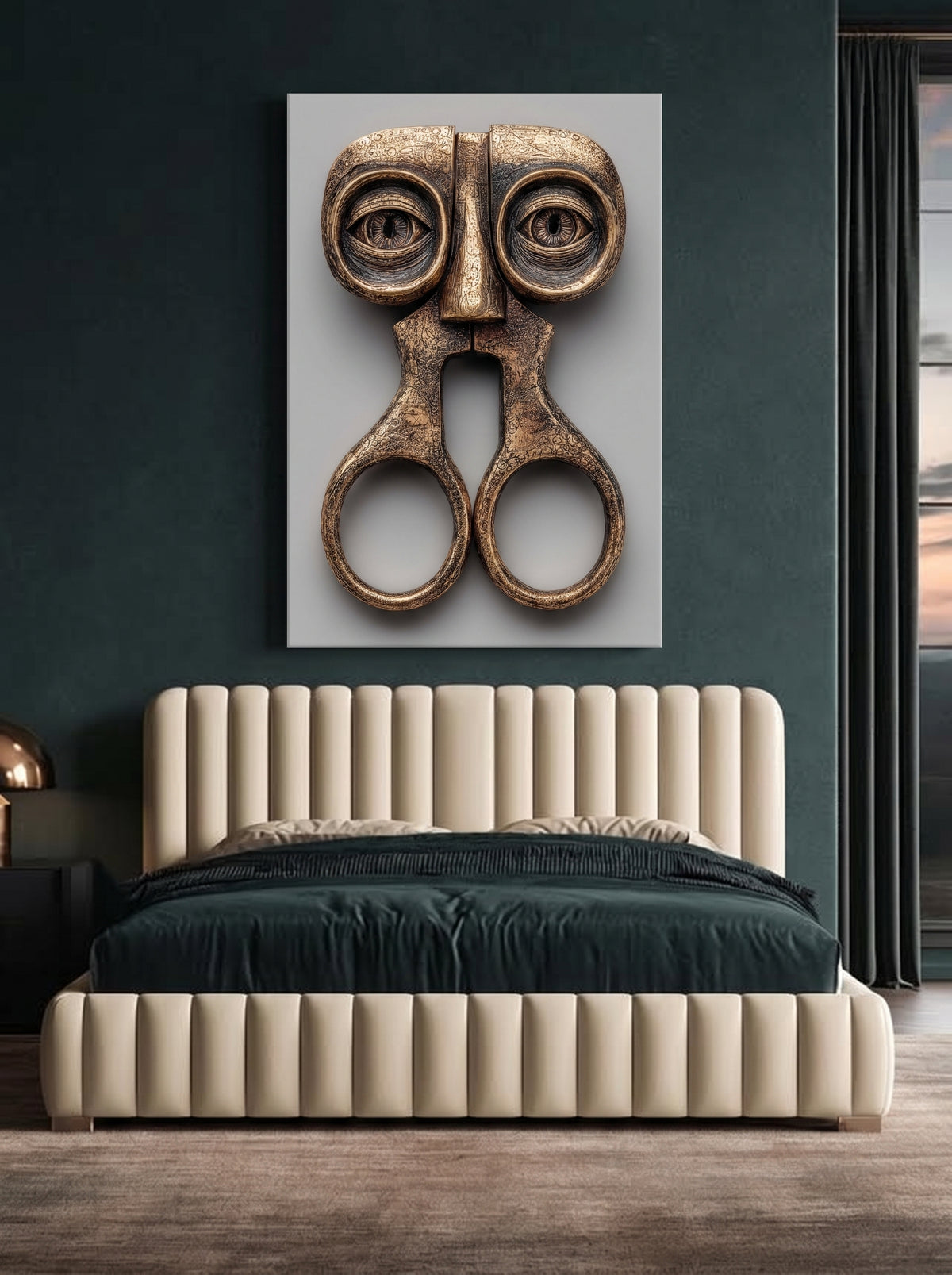 Surreal Scissor Sculpture 057