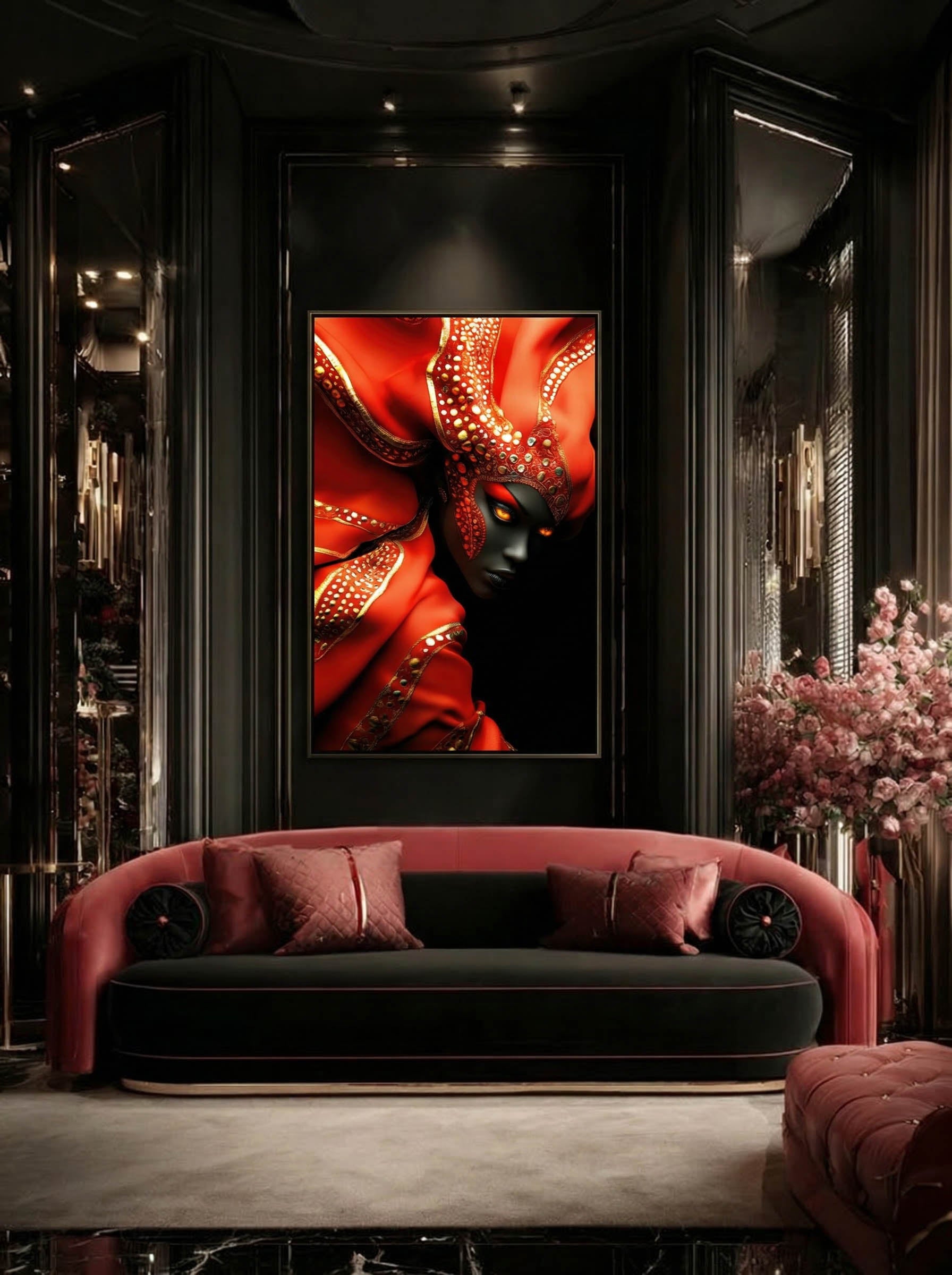 Dramatic Surreal Portrait – Surreal Dramatic Wall Art 059 Secondary image