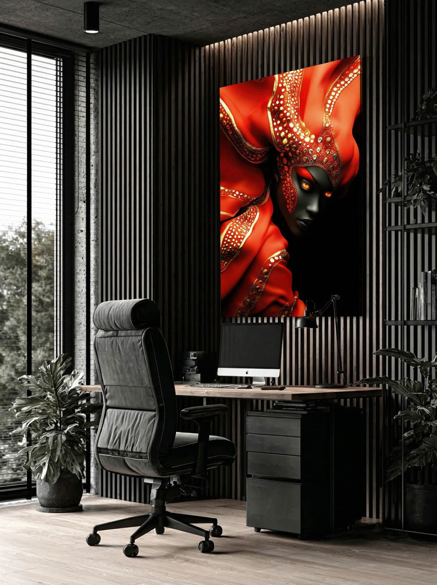 Dramatic Surreal Portrait – Surreal Dramatic Wall Art 059