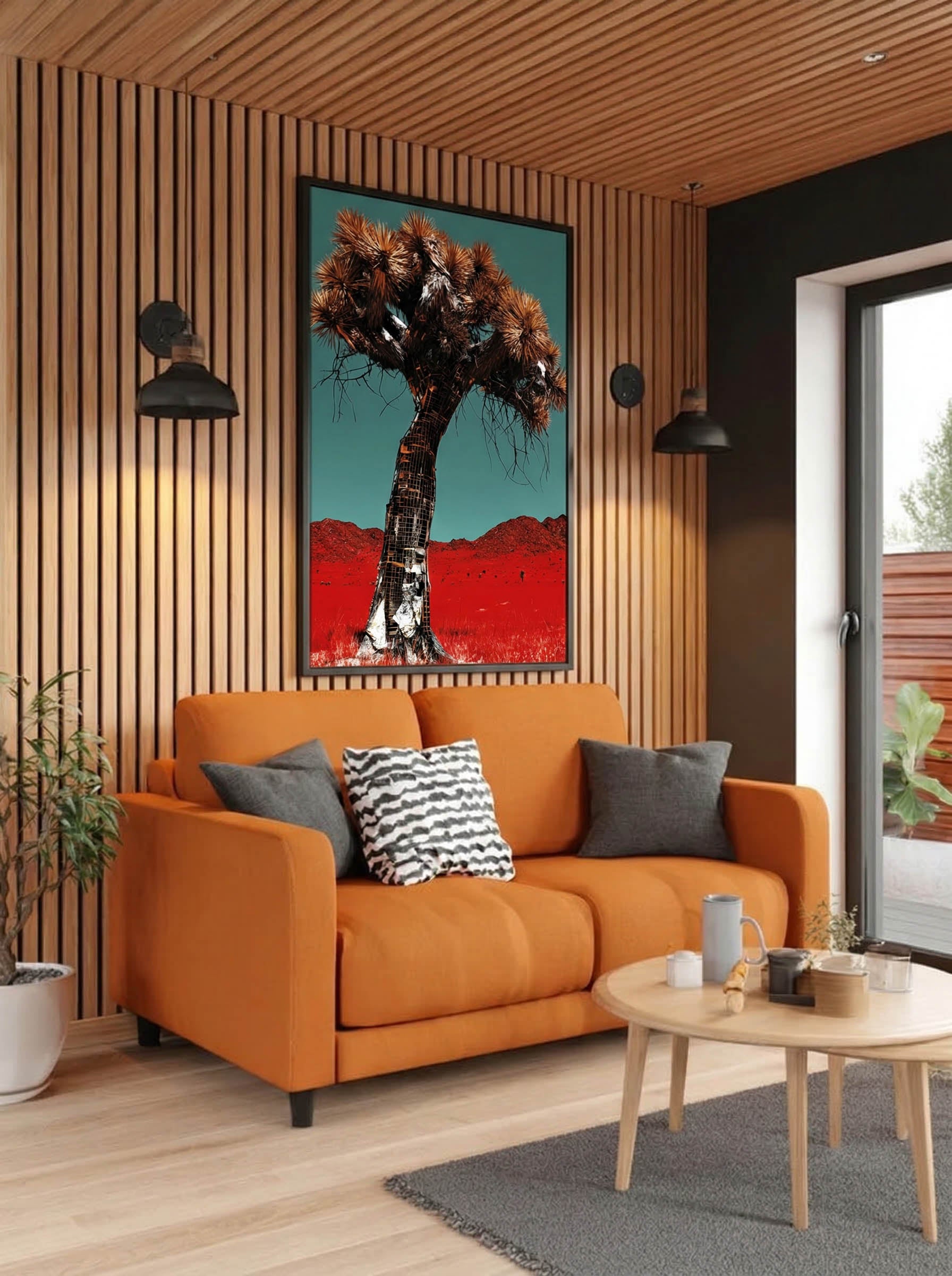 Surreal Desert Tree – Surreal Nature Wall Art 062 Secondary image