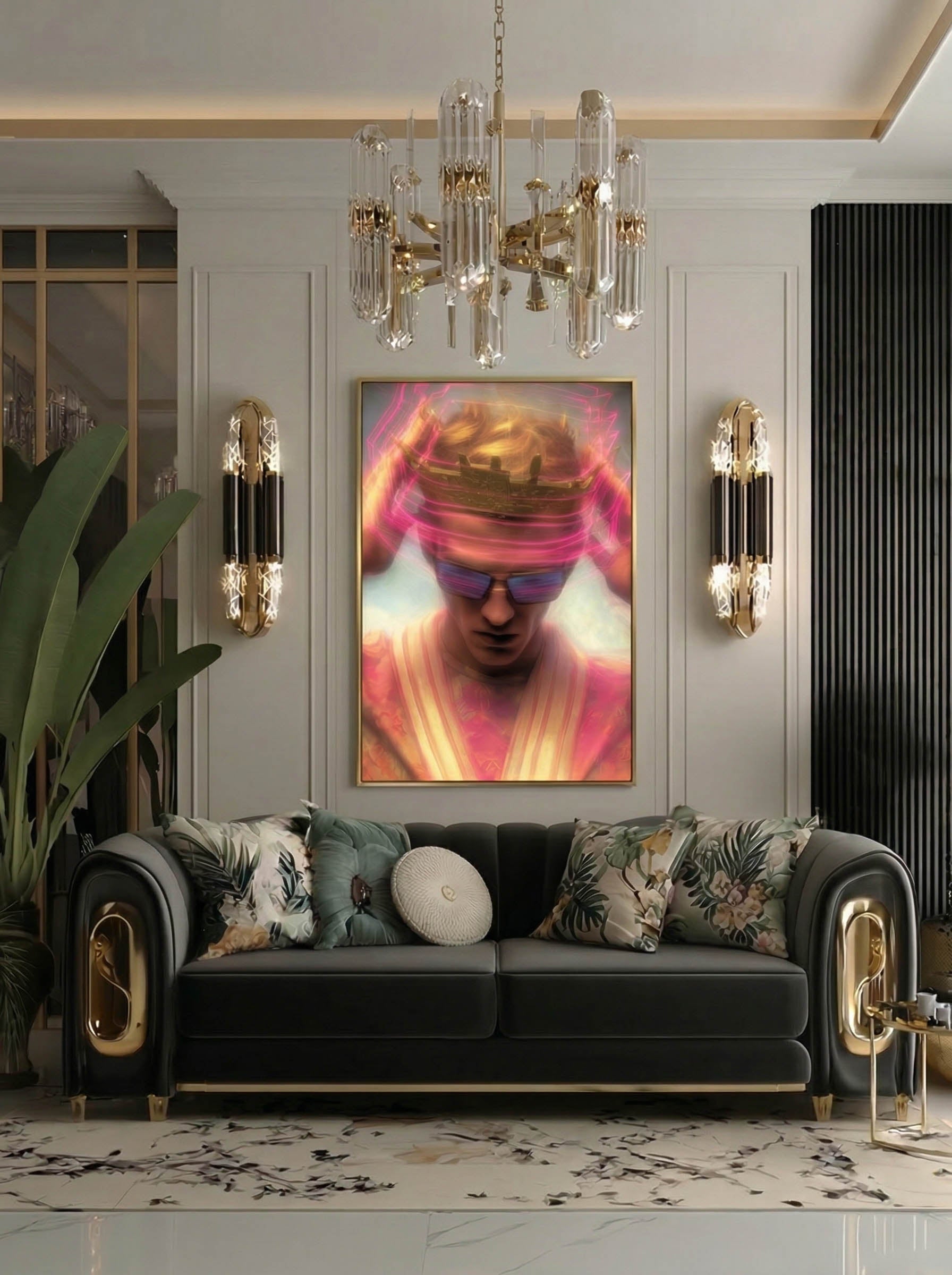 Pop Art Royalty – Surreal Pop Art Wall Art 064