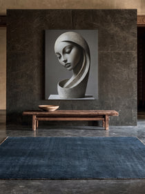 Serene Modern Sculpture 074