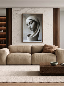 Serene Modern Sculpture 074