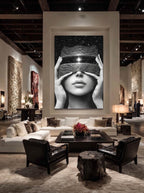 Surreal Cosmic Portrait – Surreal Cosmic Wall Art 075