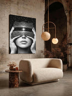 Surreal Cosmic Portrait – Surreal Cosmic Wall Art 075