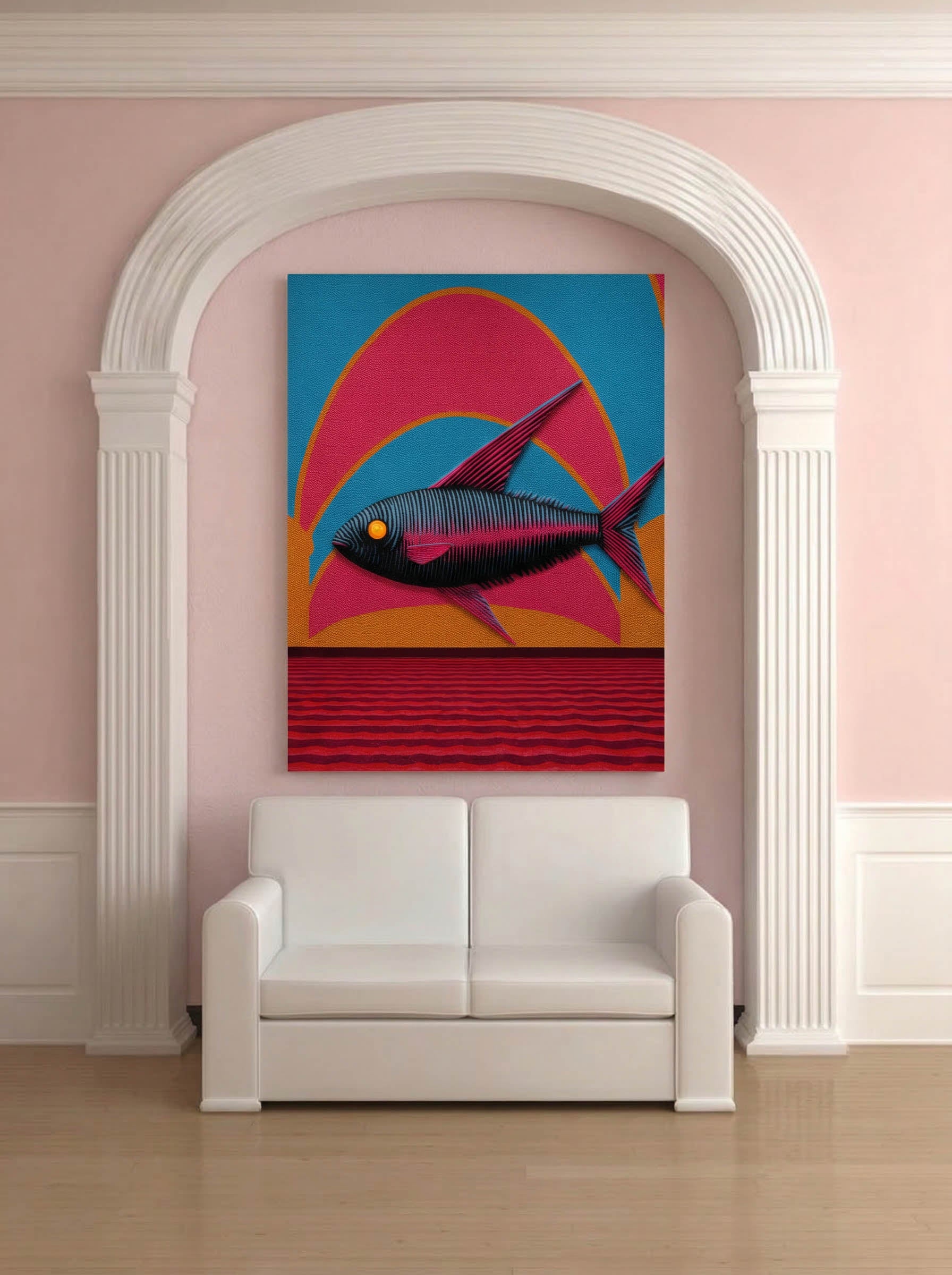 Pop Art Fish – Surreal Pop Art Wall Art 077