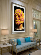 Floral Skull Art – Surreal Gothic Wall Art 079