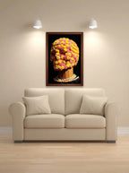 Floral Skull Art – Surreal Gothic Wall Art 079