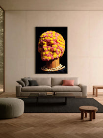 Surreal Botanical Skull 079