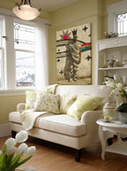 Contemporary Glam Portrait – Surreal Glamour Wall Art 083