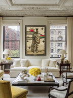 Contemporary Glam Portrait – Surreal Glamour Wall Art 083
