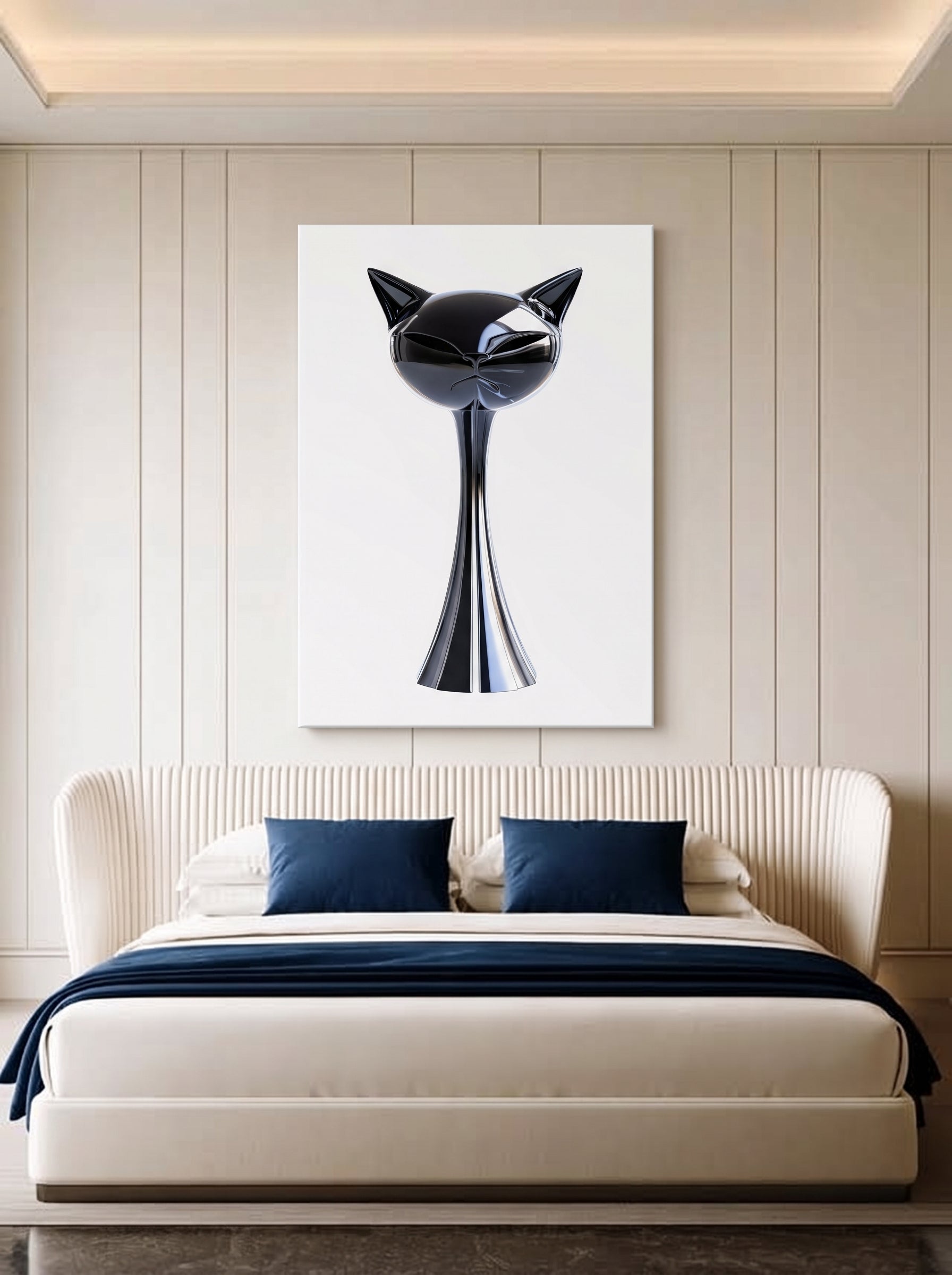 Minimalist Cat Sculpture 084 Secondary image