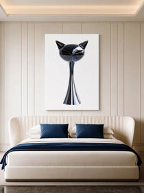 Minimalist Cat Sculpture 084