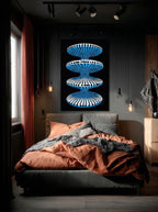 Psychedelic Op Art – Surreal Optical Wall Art 087