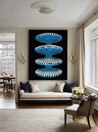 Psychedelic Op Art – Surreal Optical Wall Art 087