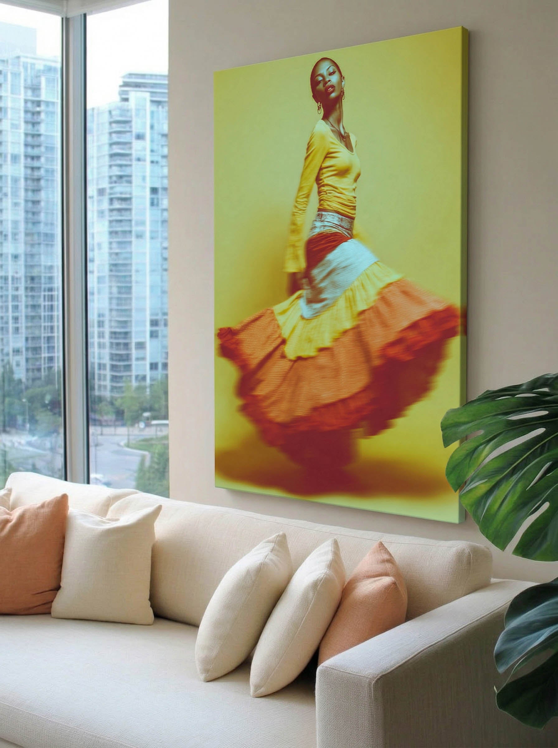 Contemporary Dance Portrait – Surreal Dance Wall Art 089