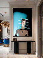 Modern Surreal Bust – Surreal Sculptural Wall Art 092