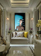 Modern Surreal Bust – Surreal Sculptural Wall Art 092