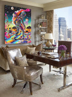 Cosmic Psychedelic Art – Surreal Cosmic Wall Art 094