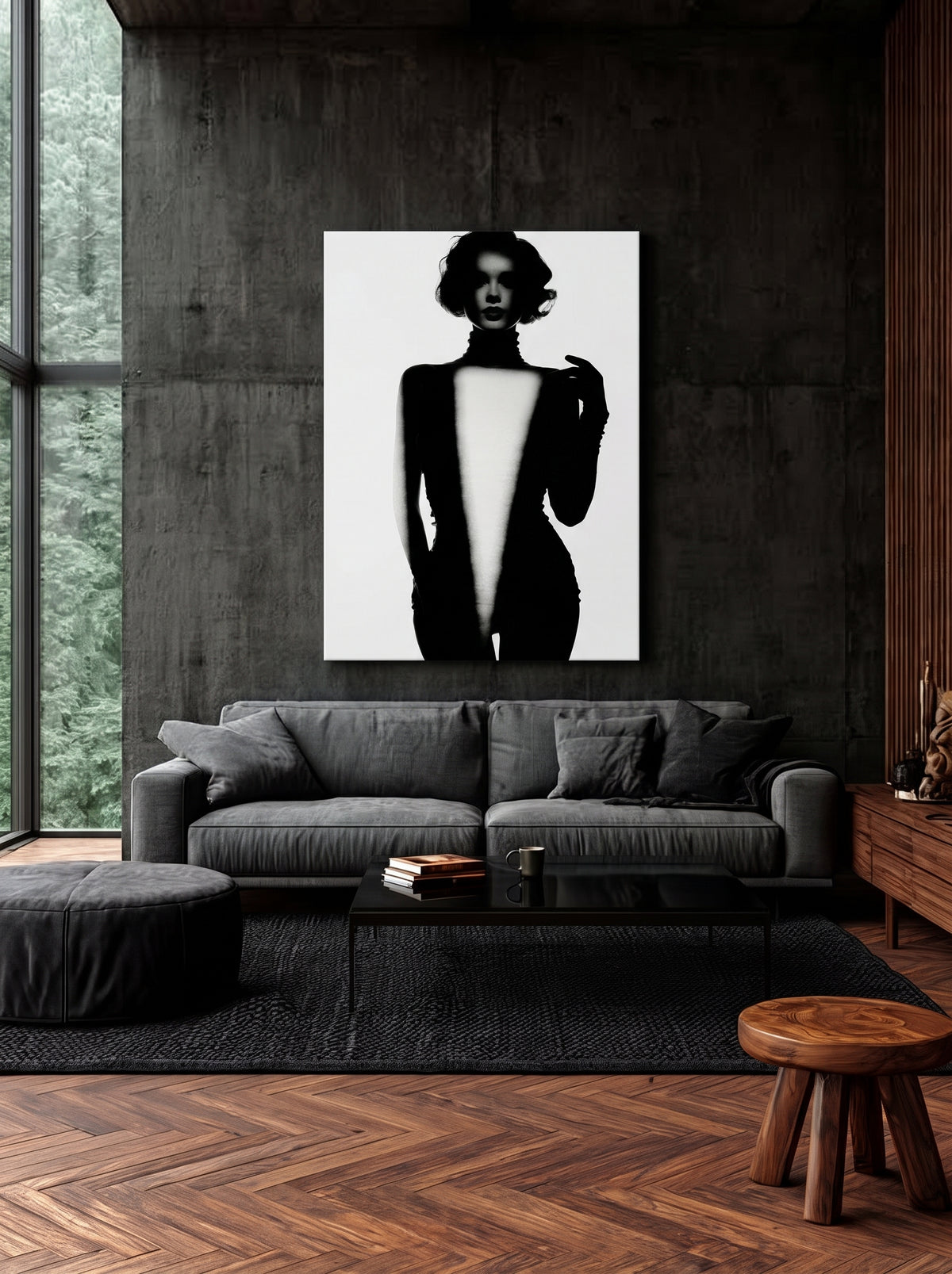 Noir Fashion Portrait 095