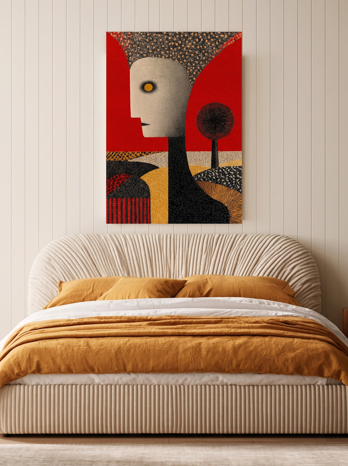 Surreal Folk Patchwork 098