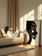 Inner Swirl – Surreal Abstract Silhouette Wall Art 502