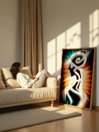 Woven Light – Surreal Graphic Spiritual Wall Art 509