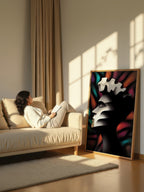 Lumina – Surreal Monochromatic Portrait Wall Art 505