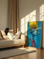Smoke and Line – Surreal Expressive Cross-Hatch Wall Art 429