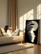 Luminous Frequency – Surreal Ethereal Portrait Wall Art 532