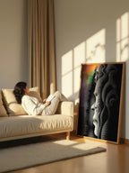 Echo – Surreal Layered Portrait Wall Art 512