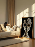 Fractured Soul – Surreal Divided Identity Wall Art 537