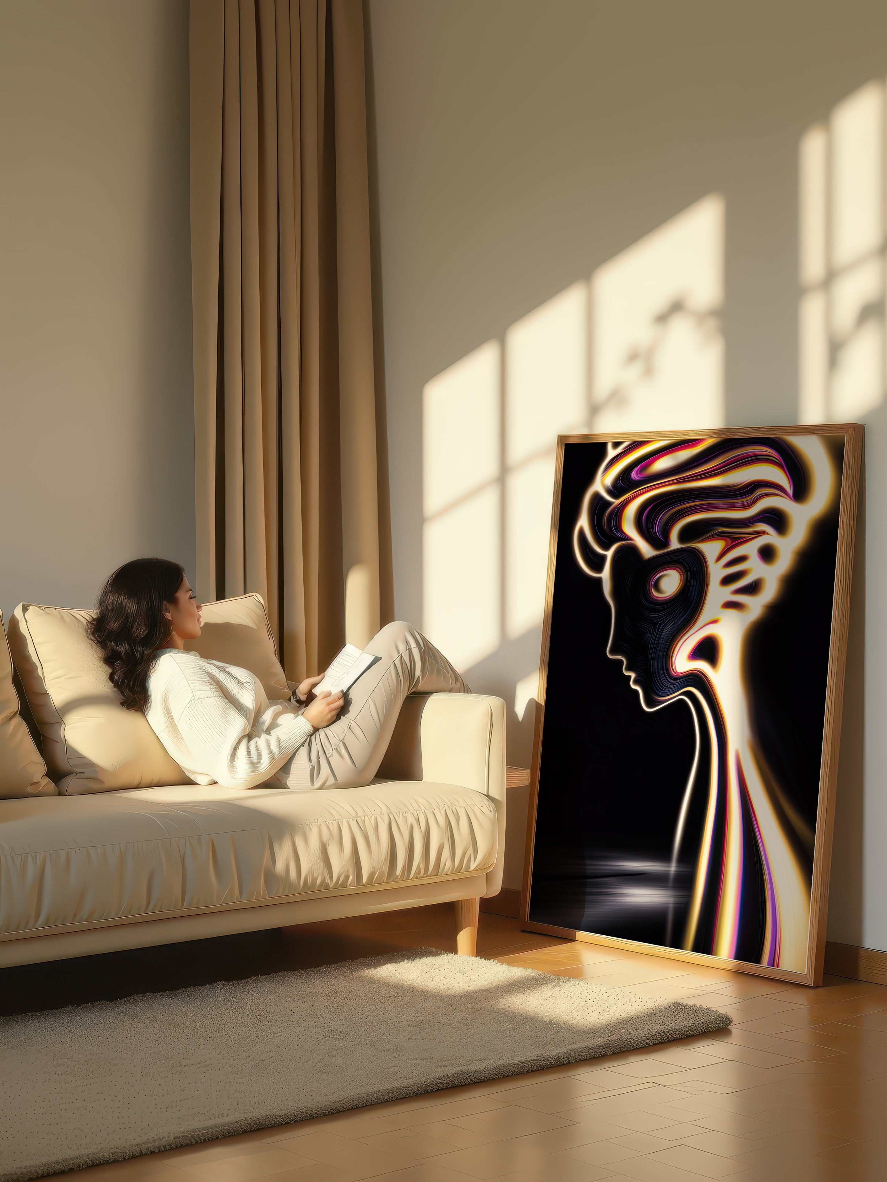 Neon Resonance – Surreal Psychedelic Pop Wall Art 508
