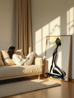 Solar Devotion – Surreal Minimalist Spiritual Wall Art 533
