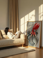 Conceptual Marine Sculpture – Surreal Ocean Wall Art 499