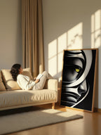 Neon Vigil – Surreal Futuristic Graphic Wall Art 506