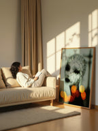 Cracked Light – Surreal Fractured Figure Wall Art 581