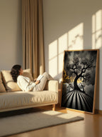 Ethereal Root – Surreal Abstract Tree Wall Art 540