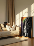 Echo – Surreal Layered Portrait Wall Art 512