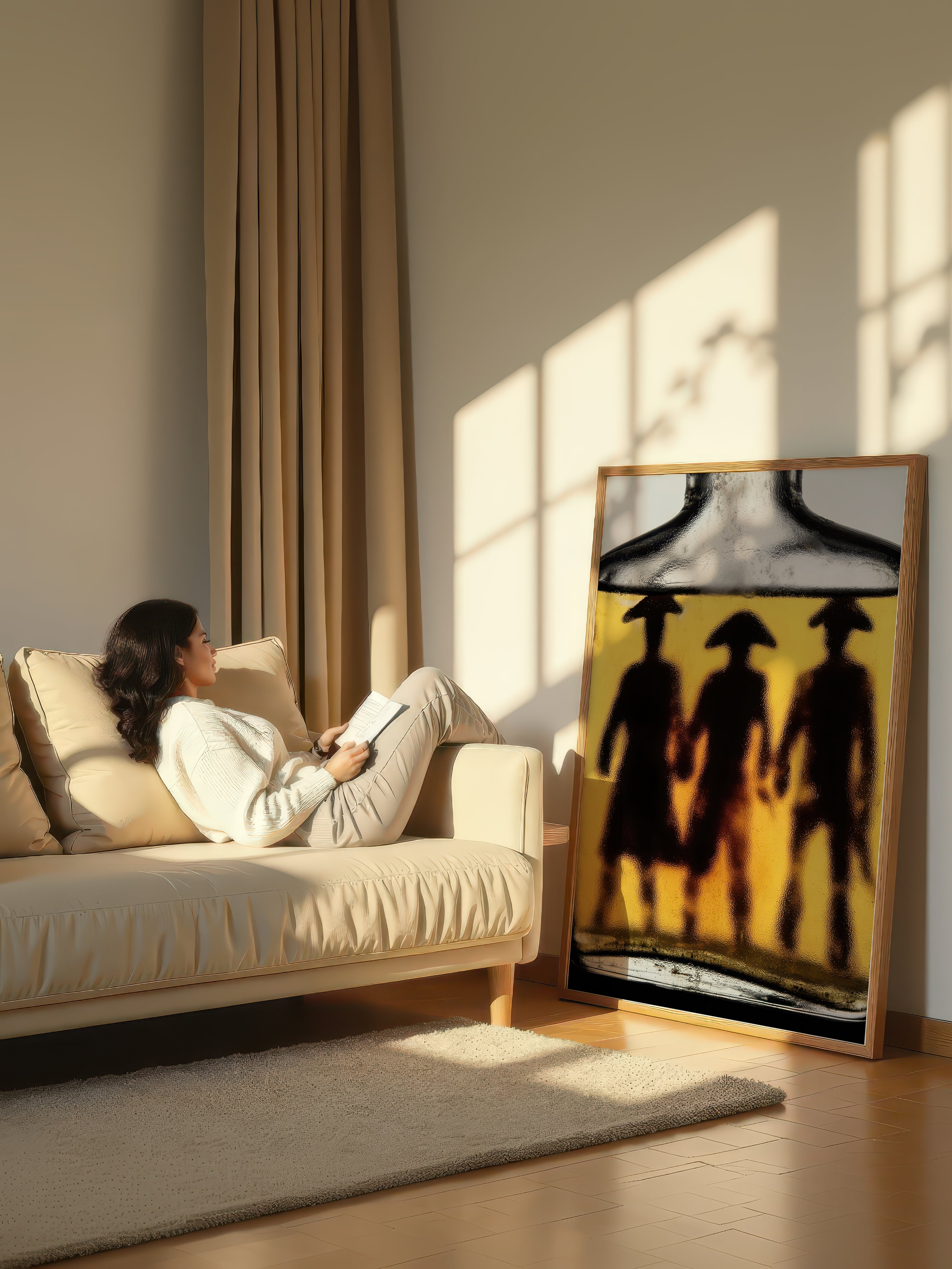 Soldiers in Amber – Surreal Historical Bottle Wall Art 454