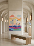 Whimsical Horse Art – Surreal Animal Wall Art 100